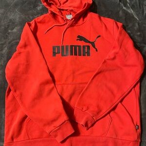 PUMA Men's Fiery Red Hoodie